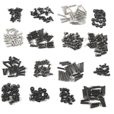 

Sardfxul 320Pcs Screw Flat for Head Phillips Screws M2 M2.5 M3 Laptop Notebook Screws Set