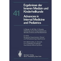Ergebnisse Der Inneren Medizin Und Kinde Ergebnisse Der Inneren Medizin Und Kinderheilkunde / Advances in Internal Medicine and Pediatrics, Book 41, (Paperback)