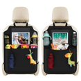 thumbnail image 1 of Car Backrest Protector, 2 Pcs Car Storage Bag Car Back Seat Organizer For Kids, Kick Mats Protector For Car Seat., 1 of 3