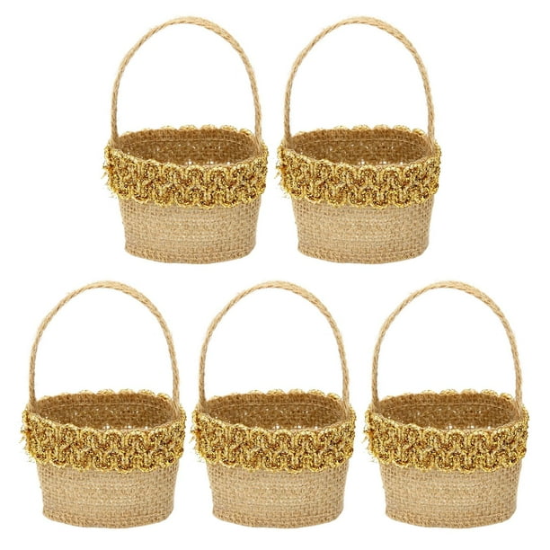 5 piezas Bolsa de dulces para fiesta de Halloween Bolsa de dulces multiusos Cubo de dulces para Estilo F