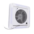 thumbnail image 4 of Ventilador de techo para autocaravana, 12 V, 360 x 360 mm, 10 aspas, modo dual, entrada y salida de aire, 4 luces LED, para caravana, remolque, 4 of 14
