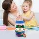 thumbnail image 5 of Montessori Educación Temprana Herramientas Matemáticas 48 Piezas Colorido Juego de Transporte + Dados para el Aprendizaje Preescolar, 5 of 8