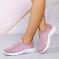 thumbnail image 5 of ZTTD Women Sneakers Soft Sole Breathable Sneakers Non Slip Ultra Light Soft Sole Sneakers Breathable Mesh Sneakers Pink, 5 of 6