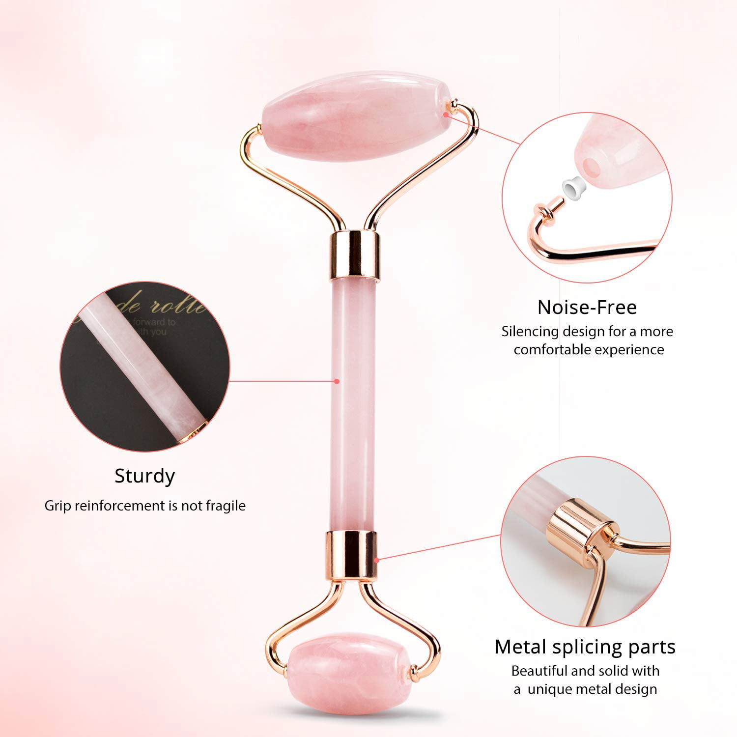 Eye Quartz Face Roller | Tools Beauty Face Massager Facial Skin Facial Roller Care for Roller Face Products & | Skin Ultimate and Care -Rose Products