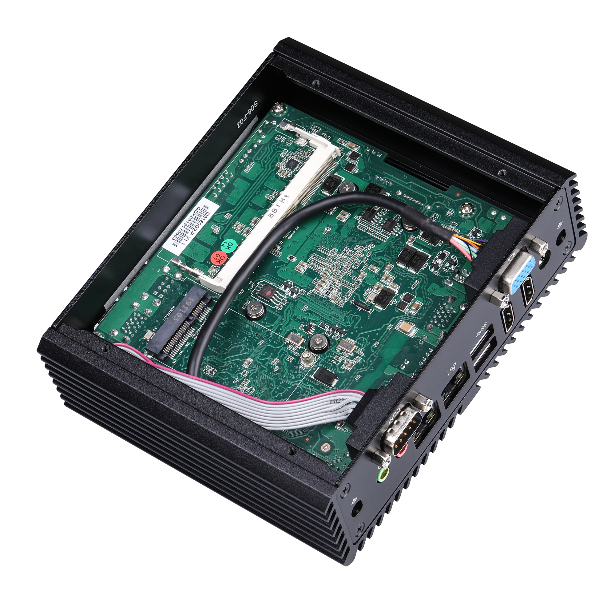 KETUOPU Mini PC K3710N with Pentium J3710 Fanless Mini PC