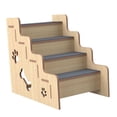 thumbnail image 4 of balikha Wooden House Staircase for Bedtime, Accessories, Pet Reserves, Dog Climbing Conductors, Dog Step for Small Dogs Cats Older Animals Interiors 4 layer, 4 of 9