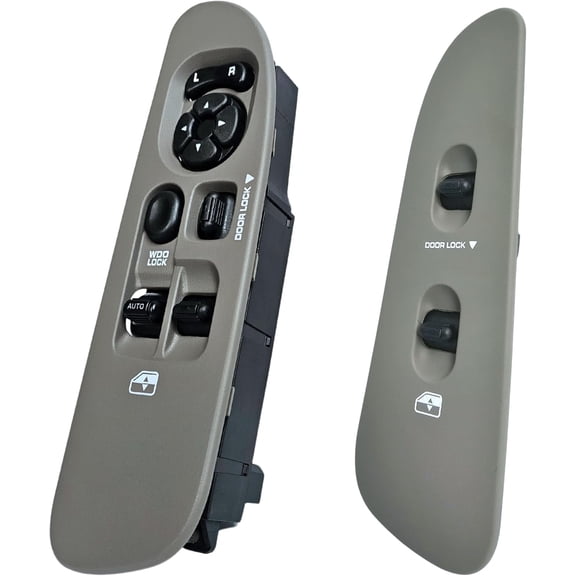 2002-2009 Dodge Ram Window Master Switch & Front Passenger Tan Bezel Assebmly
