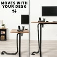 thumbnail image 6 of VIVO Magnetic Vertebrae Cable Management Height Adjustable Desk Wire Organizer, 6 of 9