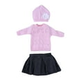 thumbnail image 2 of Bagilaanoe Doll Clothes Outfits Knitted Christmas Elements Print Dress for 18'' American Girl Our Generation My Life Doll, 2 of 6