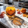 thumbnail image 5 of Halloween Wine Glasses, Pumpkin Ghosts Stemless Wine Glasses, Transparent Glass Cup, Cute and Spooky Halloween Glass Cup for Fall Home Decor, 5 of 7