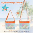 thumbnail image 3 of Juego de palas de arena de playa QINGLER con bolsa de playa de malla para niños, 3 of 7