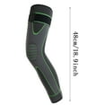 thumbnail image 2 of BKER Thickened And Lengthened Strap Knee Pads Knee Joint Warm Foot Pads Leg Pads Hair Compress Knitted Knee Pads, 2 of 6