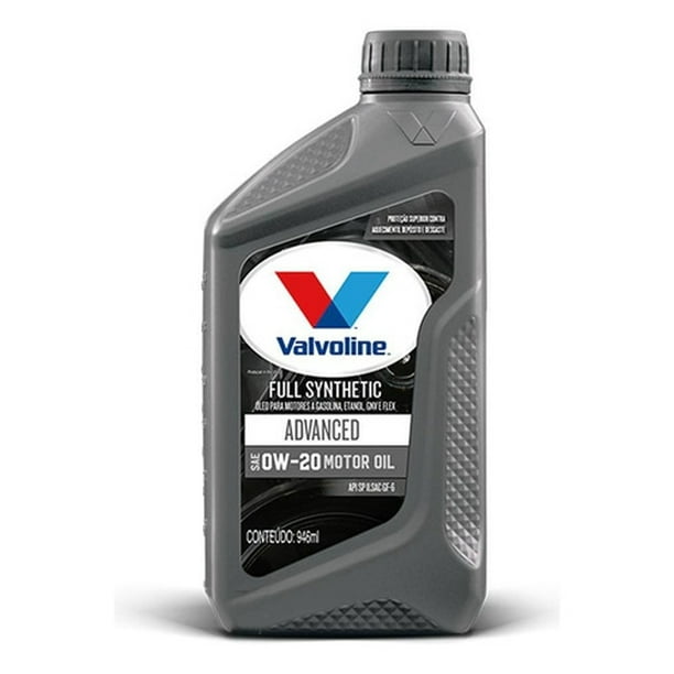 Aceite 100% Sintético Valvoline 0w20 Api Sp Ilsac Gf-6, 946 Ml