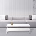 thumbnail image 3 of Zeeyh Clean Lines and Structural Style Coffee Table White, 3 of 7