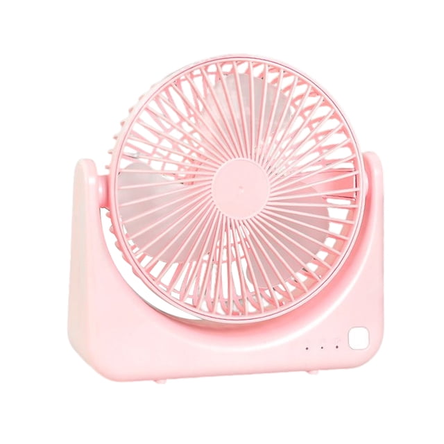 Bewildely Ventilador de escritorio, suministros de verano, enfriador de aire, mano de obra fina, giratorio, ajustable, 3 marchas, aula, oficina, Electrodomésticos