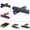 Blue, variant on Motorcycle 7/8" CNC Hand Grips Aluminum Rubber Gel Handlebar for Sport Bike(Red)