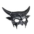 thumbnail image 1 of Metallic Half Face Demon Costume Mask Halloween, 1 of 3