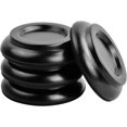 thumbnail image 1 of Set of 4 Piano Coasters, Wooden Piano Foot Pads, Floor Protectors with Foam Shock Absorbers for Upright Pianos, 1 of 5