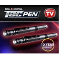 thumbnail image 5 of Bell+Howell Tacpen Tactical Self Defense Pen and Flashlight Combo, Multipurpose Pen with Screwdriver, Bottle Opener, Whistle, Flashlight, Zoom LED Flashlight, Black, 5 of 6