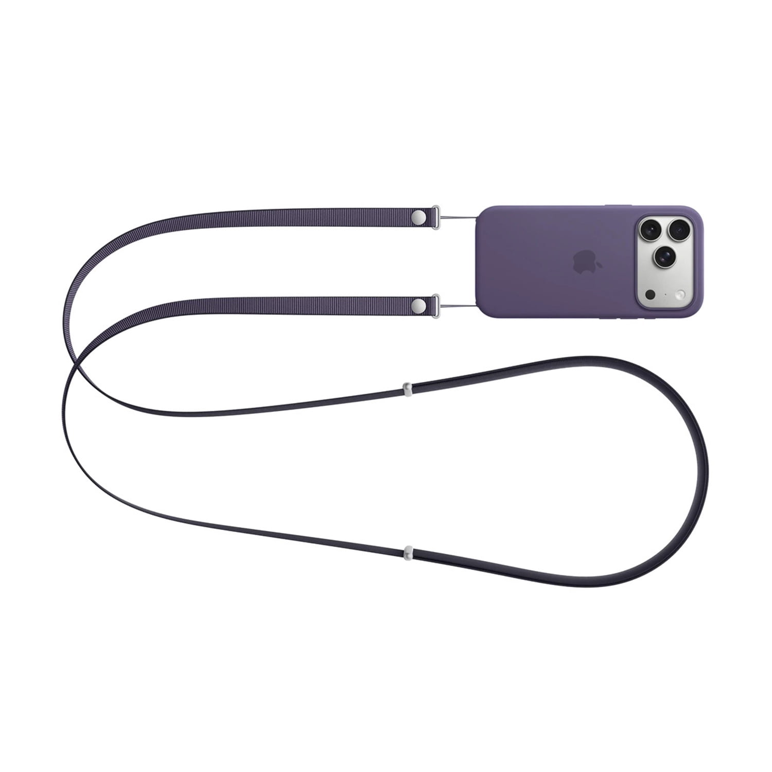 Adjustable Crossbody Lanyard for Phone Cases - Dark Purple