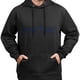 thumbnail image 3 of Sudadera con capucha sencilla y divertida, de algodón agradable para la piel, top casual unisex.(L), 3 of 5