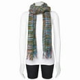 thumbnail image 2 of FB Jewels Blue/Green Multicolor Woolly Viscose Scarf, 2 of 2