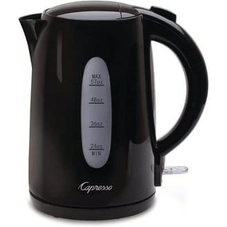 BLACK+DECKER 1.7L Stainless Steel Electric Cordless Kettle, Black