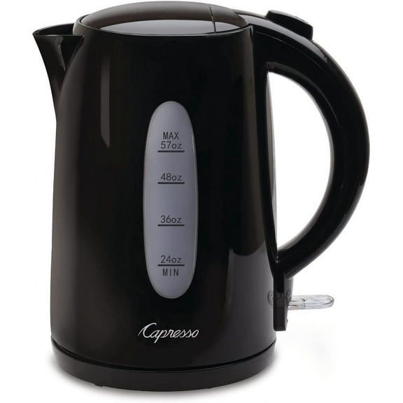 Capresso Black 1.7 Liter Electric Water Kettle