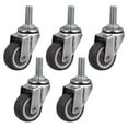thumbnail image 4 of 5pcs 1inch Caster Wheels Heavy Duty Swivel Casters Furniture Wheels Casters, 4 of 6