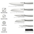 thumbnail image 6 of KitchenAid Gourmet 5-Piece Forged Stainless Steel Knife Set, 6 of 11