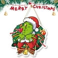 thumbnail image 2 of Bootesun Christmas Decorations, Hanging Signs Christmas Door Sign, Cute Green Elf Sign for Holiday Door Indoor Outdoor Christmas Decorations, 2 of 10