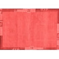 thumbnail image 1 of Ahgly Company Machine Washable Indoor Rectangle Abstract Red Modern Area Rugs, 5' x 7', 1 of 4