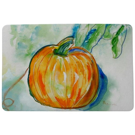 Betsy Drake DM471 Pumpkin Door Mat - 18 x 26 in.