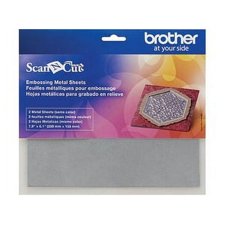 Brother ScanNCut Embossing Silver Metal Sheets