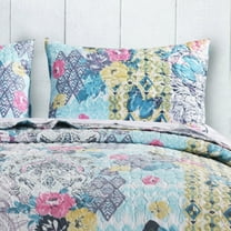 Global Trends Mira Quilted Bed Pillow Sham, Standard 20" x 26"