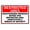 Warning Sign 2, variant on Retro Aluminum Caution Slippery Surface Sign - 8"x12" Warning Sign for Property, Business, Yard, House, Office