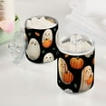 thumbnail image 5 of White Specters Hug Pumpkins Leaves Halloween Translucent Plastic Cans Storage Canisters with Lid Set of 4, 5 of 7
