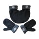 thumbnail image 1 of Guantes de invierno cálidos para hombre y mujer, para senderismo en climas fríos. Negro, 1 of 9