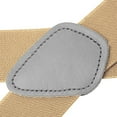 thumbnail image 3 of Buyless Fashion Trucker 2 Pack Suspenders for Men - 48" Elastic Adjustable Straps 1 1/4" - X Back - 5115-2-Tan, 3 of 7