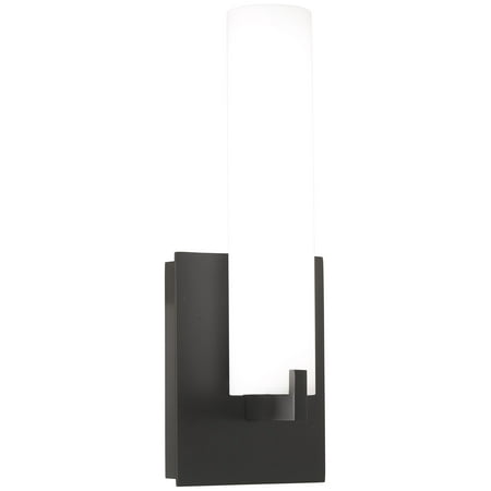 

George Kovacs Tube 13 1/4 High Coal LED Wall Sconce