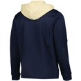 thumbnail image 3 of Men's Colosseum Navy Notre Dame Fighting Irish Luge 3.0 Quarter-Zip Hoodie, 3 of 3