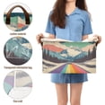 thumbnail image 5 of Yayeee Foldable Storage Basket for Shelves with Handles Waterproof Cloth Bins, Colorful Road at Night, 5 of 7