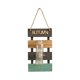 thumbnail image 2 of Jarrón Decorativo de Madera para Pared | Maceta Hidropónica de Vidrio con Cuerda Gruesa para Colgar | Decoración Rústica y Natural para El Salón | Portaflores Versátil para Flores Secas o Frescas | D, 2 of 6