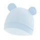 thumbnail image 4 of Gorros para bebés con orejas de oso, sombrero para bebé recién nacido, disfraces, accesorios de fotografía para recién nacidos Azul, 4 of 8