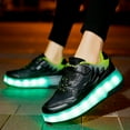 thumbnail image 5 of KOFUBOKE Child Teen Roller Skates Double Wheel Shoes Light Up LED shoe 7 size, 5 of 8