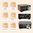 thumbnail image 3 of 5.0 Digital Power 2x50W Dual Channel Audio System Lossless Stereo Sound Box Supports U-disk & TF Playback with Adapter for Connecting Phone Tablet Laptop Player TV, 3 of 6