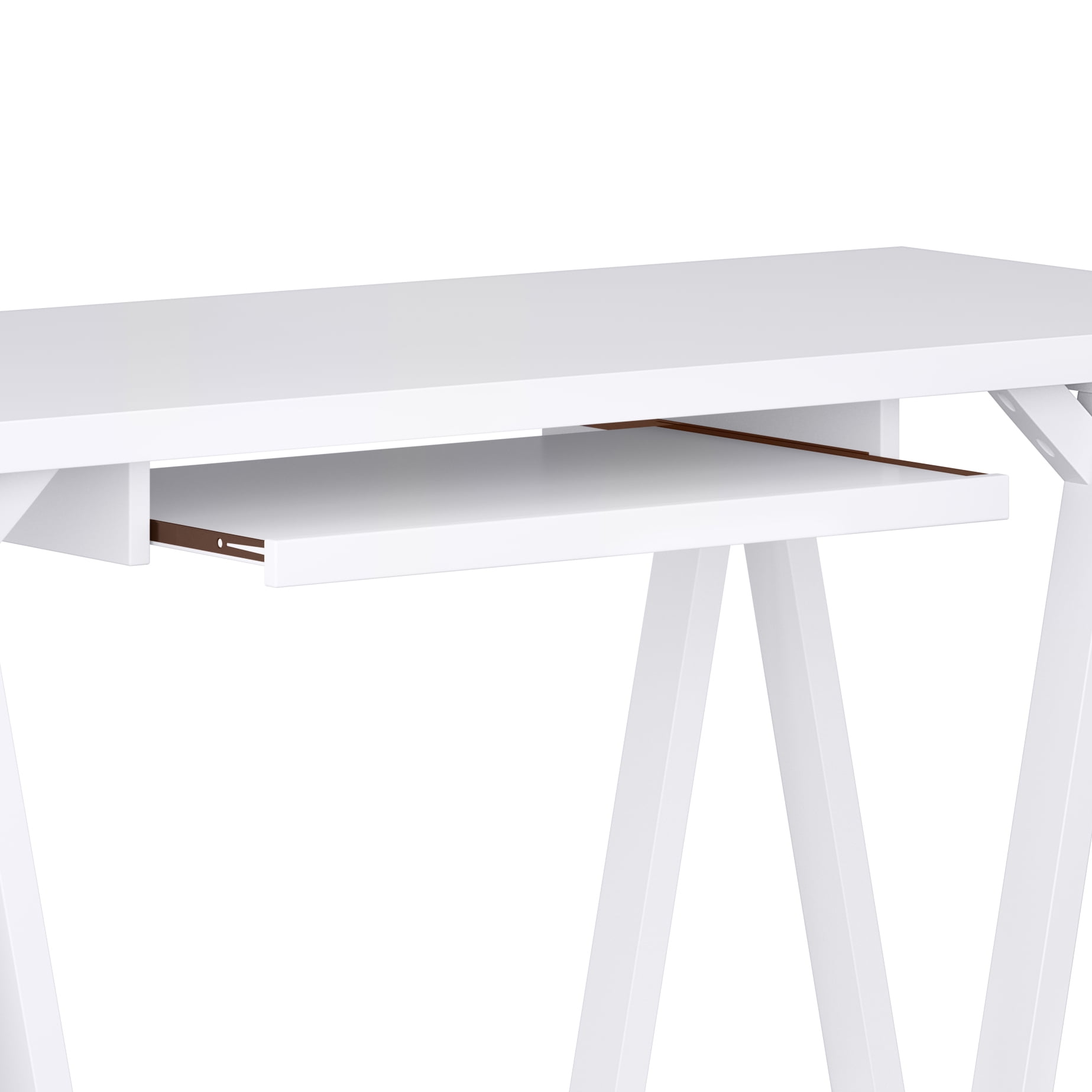 Spokane SOLID WOOD Desk in White