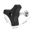 thumbnail image 2 of CTIRCHIU 2Jgo Pomo Triangular Y Tornillo Para Manija Universal De Cortacésped Con Materiales Duraderos, 2 of 8