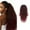 Dark Red, variant on LOLIPPYY 50cm Synthetic Curly Ponytail Hair Extension for Women, Natural Look Curly Hairpiece, Easy to Wear Hair Extensions
