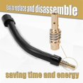 thumbnail image 2 of Flexible Mig Welding Neck, Flexible Mig Extension,030inch M6 Nozzle Holder Diffuser and Guard and Torch Neck for MB15, 2 of 5